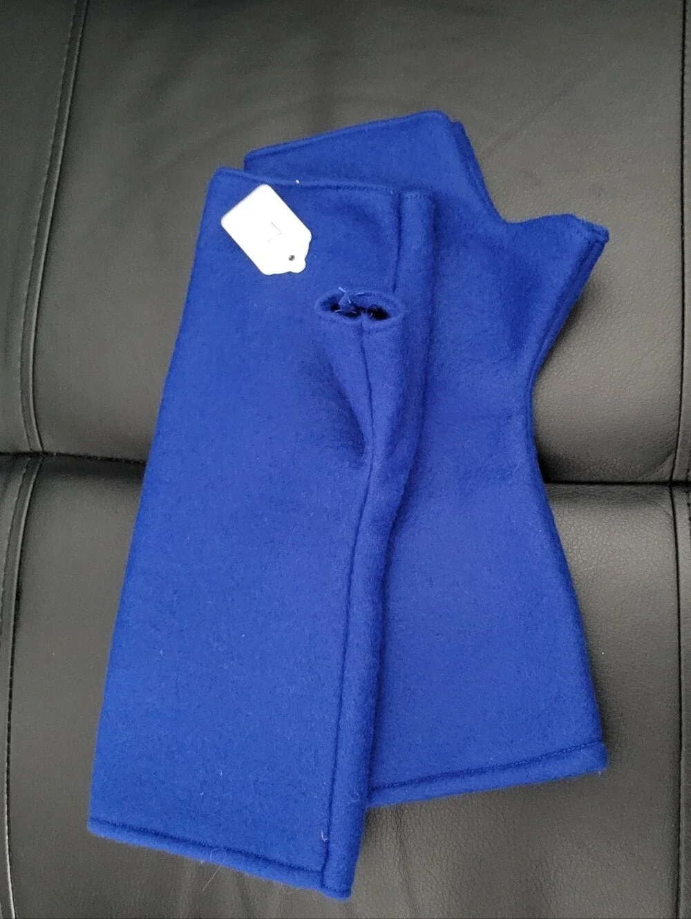 Royal Blue Fingerless Gloves Hand Warmers, NWT